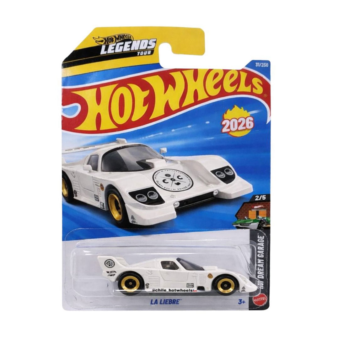 Базовий автомобіль Hot Wheels La Liebre, білий, від 3 років, 11*3.5*11 см (5785)