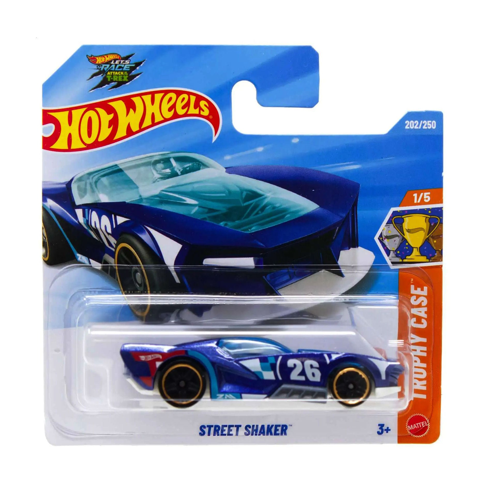 Базовий автомобіль Hot Wheels Street Shaker, синій металік, від 3 років, 11*3.5*11 см (5785)